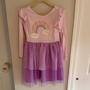 Cat & Jack Pink and Purple Rainbow Dress